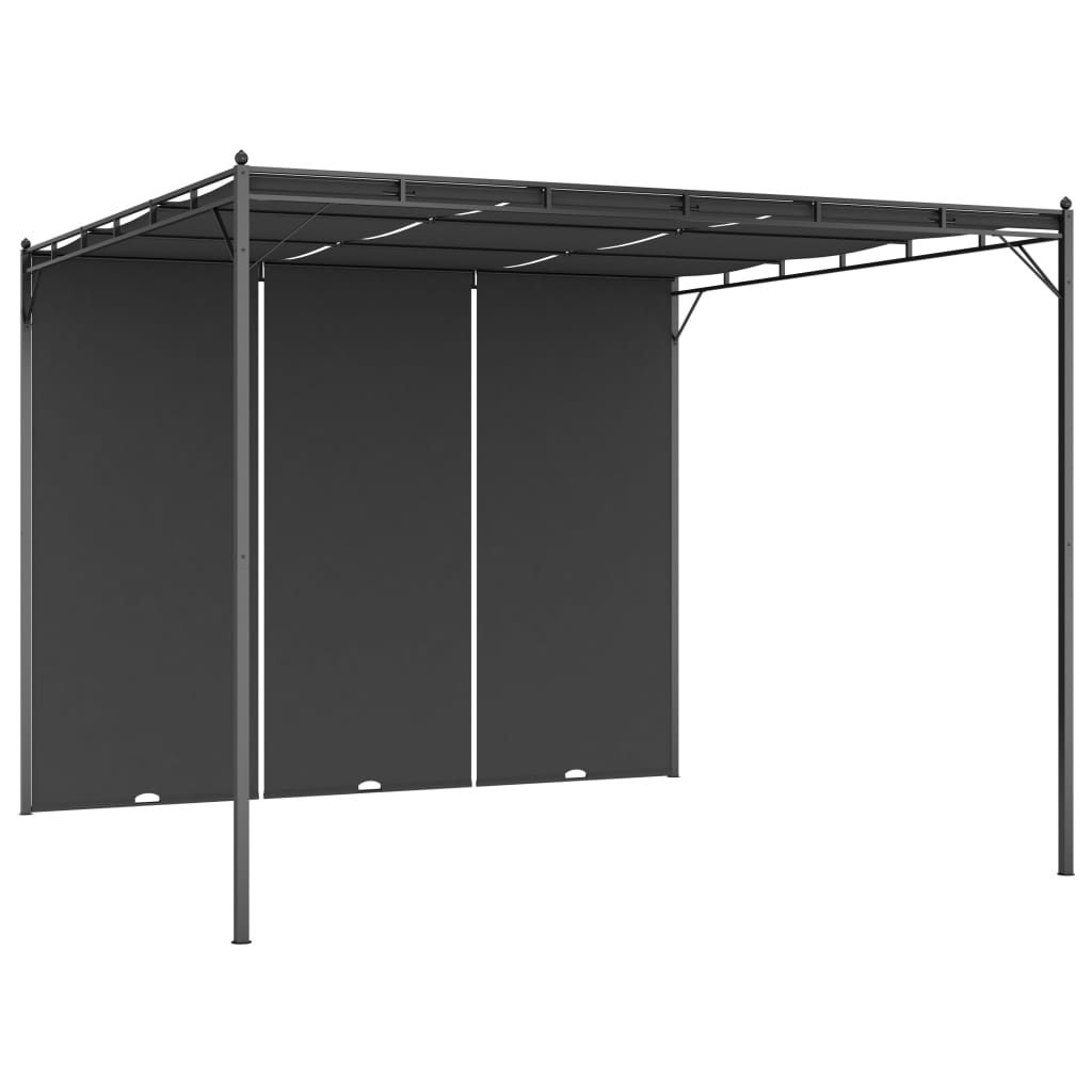 garden-gazebo-with-side-curtain-118-1-x118-1-x88-6-anthracite At Willow and Wine USA!