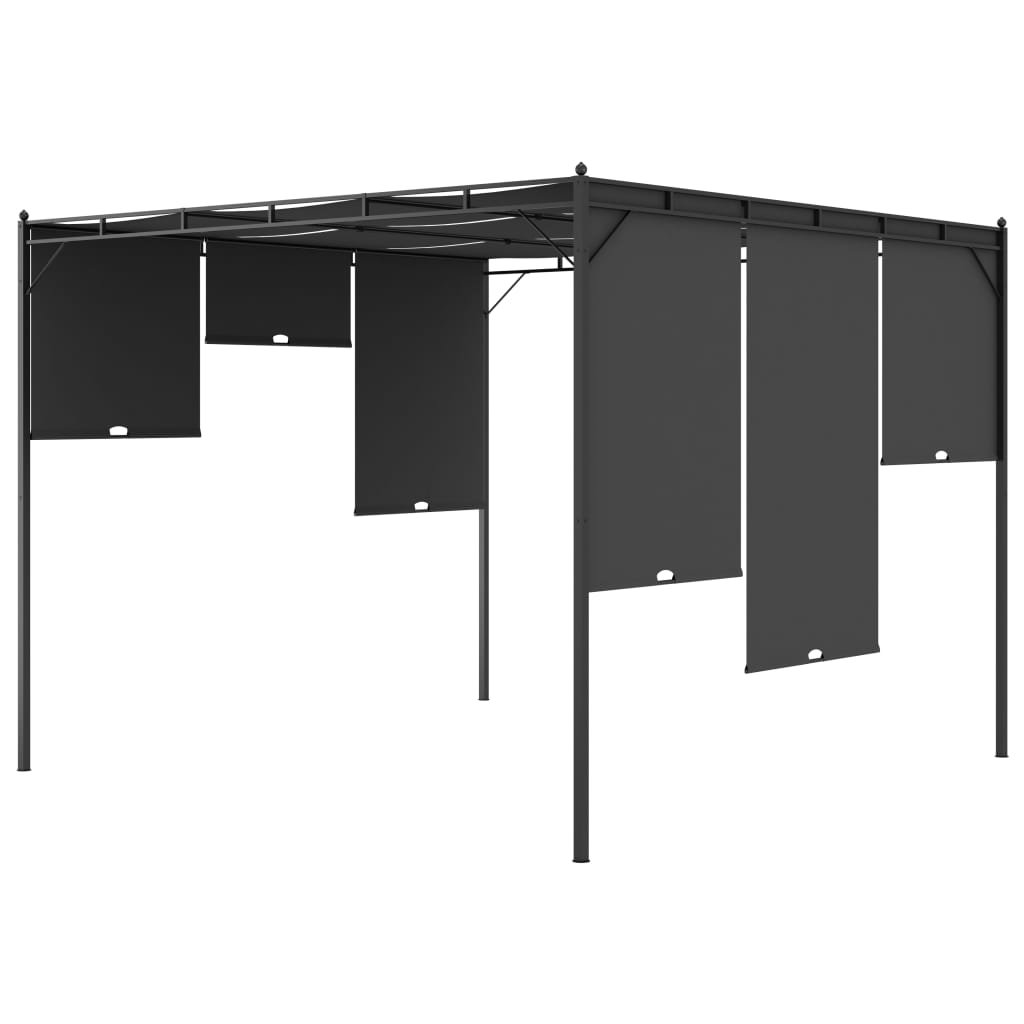 garden-gazebo-with-side-curtain-118-1-x118-1-x88-6-anthracite At Willow and Wine USA!