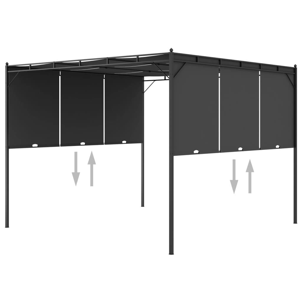 garden-gazebo-with-side-curtain-118-1-x118-1-x88-6-anthracite At Willow and Wine USA!