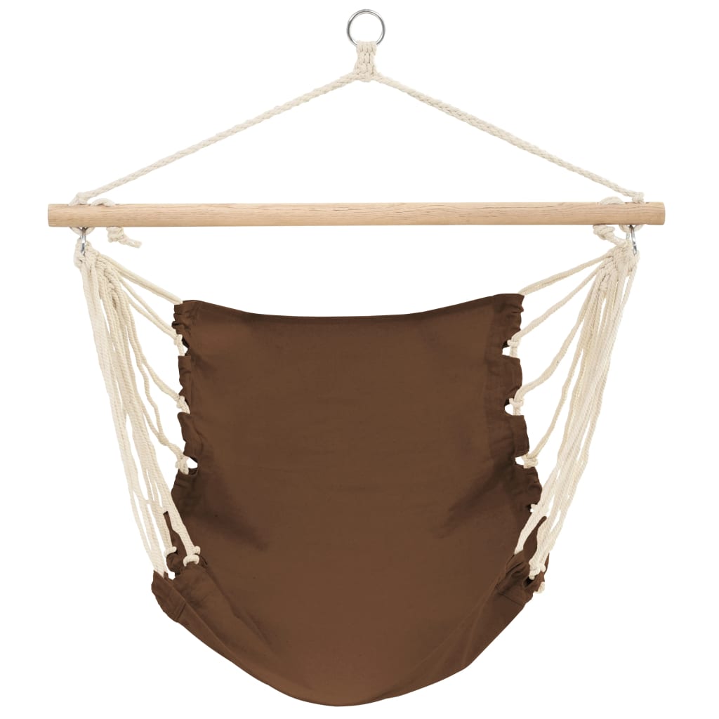 hammock-chair-39-4-x31-5-cotton-brown At Willow and Wine USA!