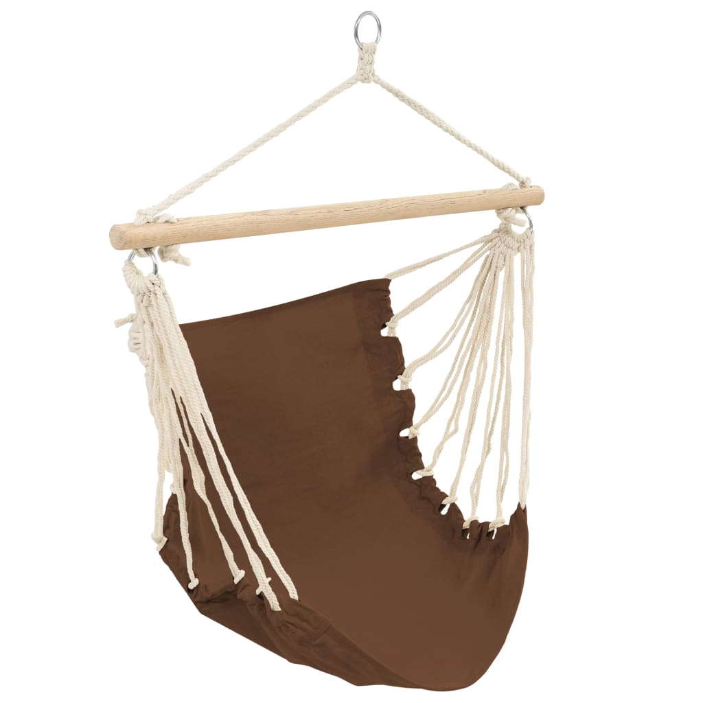 hammock-chair-39-4-x31-5-cotton-brown At Willow and Wine USA!