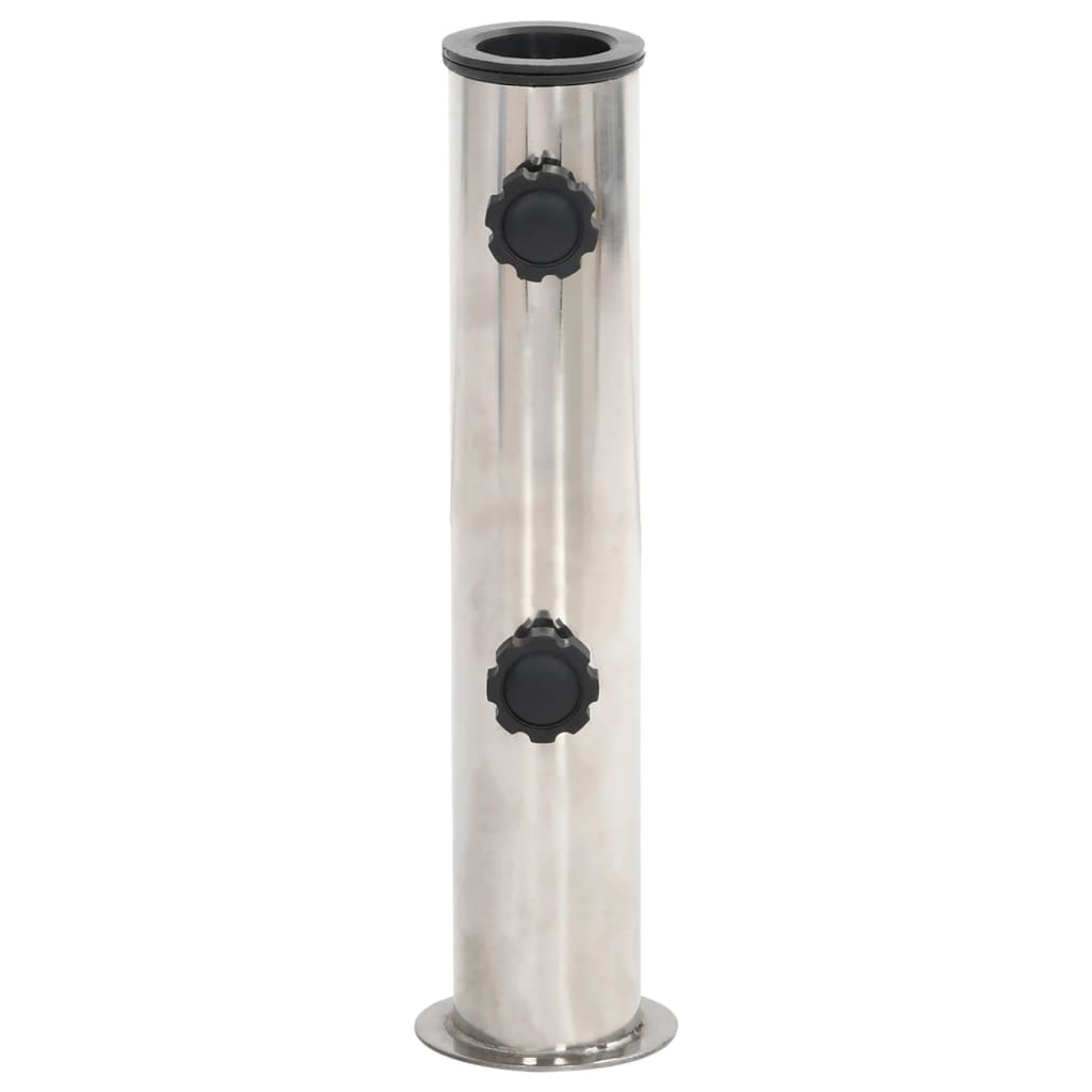 parasol-base-for-o1-5-1-9-pole-silver-stainless-steel-910823 At Willow and Wine USA!