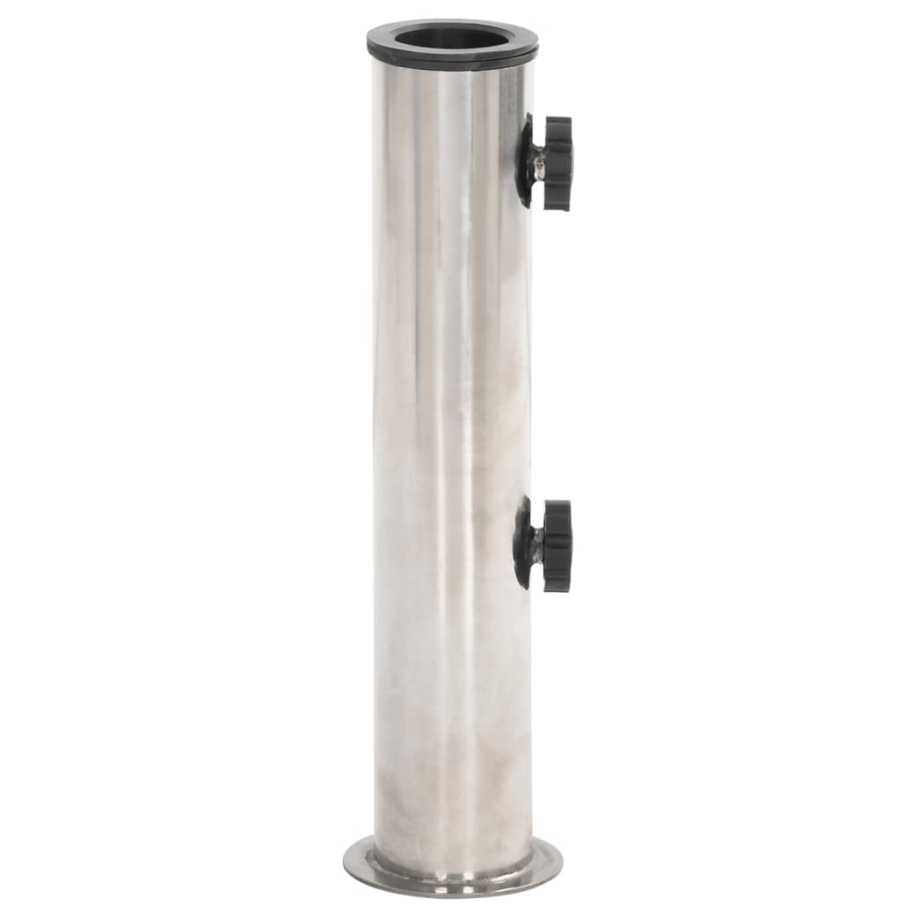 parasol-base-for-o1-5-1-9-pole-silver-stainless-steel-910823 At Willow and Wine USA!