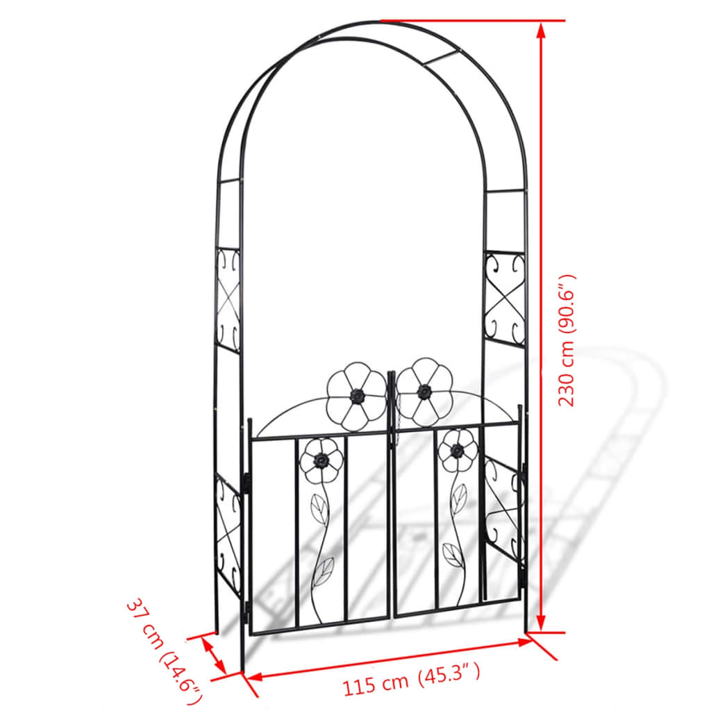 garden-arch-door At Willow and Wine USA!