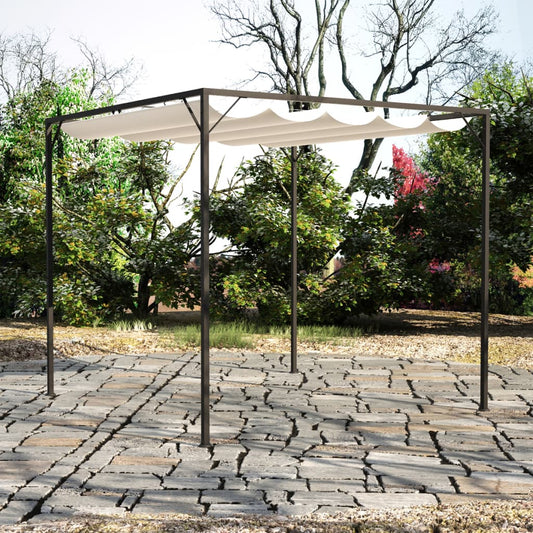 garden-gazebo-with-retractable-roof-canopy At Willow and Wine USA!