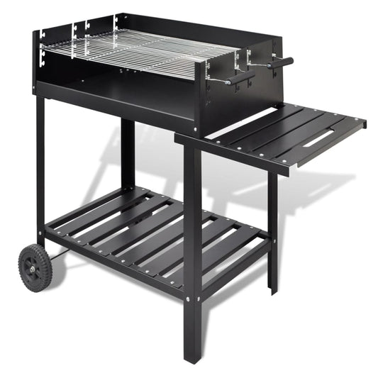 bbq-stand-charcoal-barbecue-2-wheels-817799 At Willow and Wine USA!