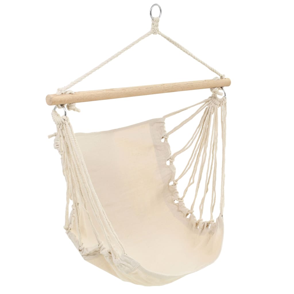 swing-chair-hammock-cream-white-large-fabric At Willow and Wine USA!