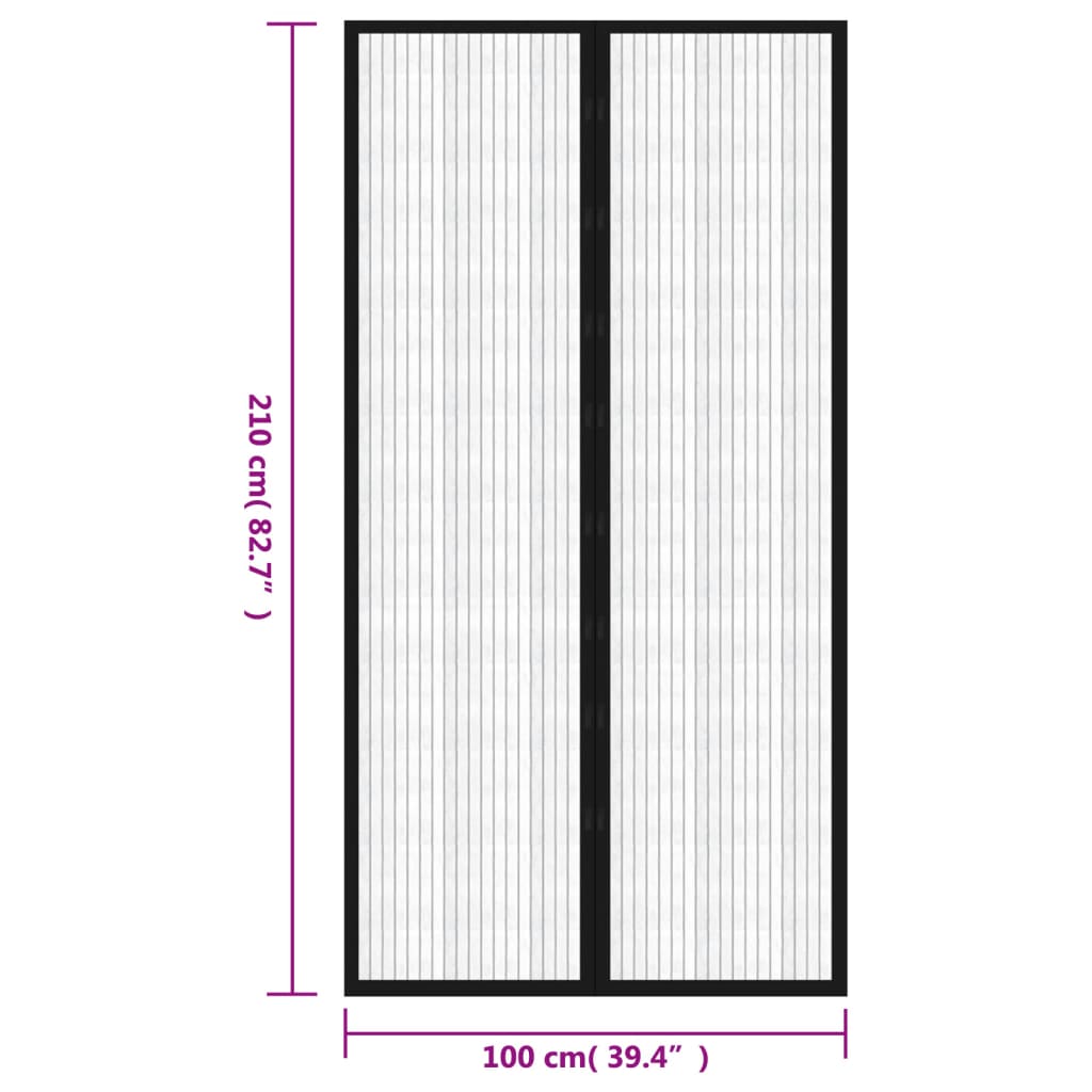 insect-door-curtains-2-pcs-82-7-x39-4-magnet-black-814530 At Willow and Wine USA!