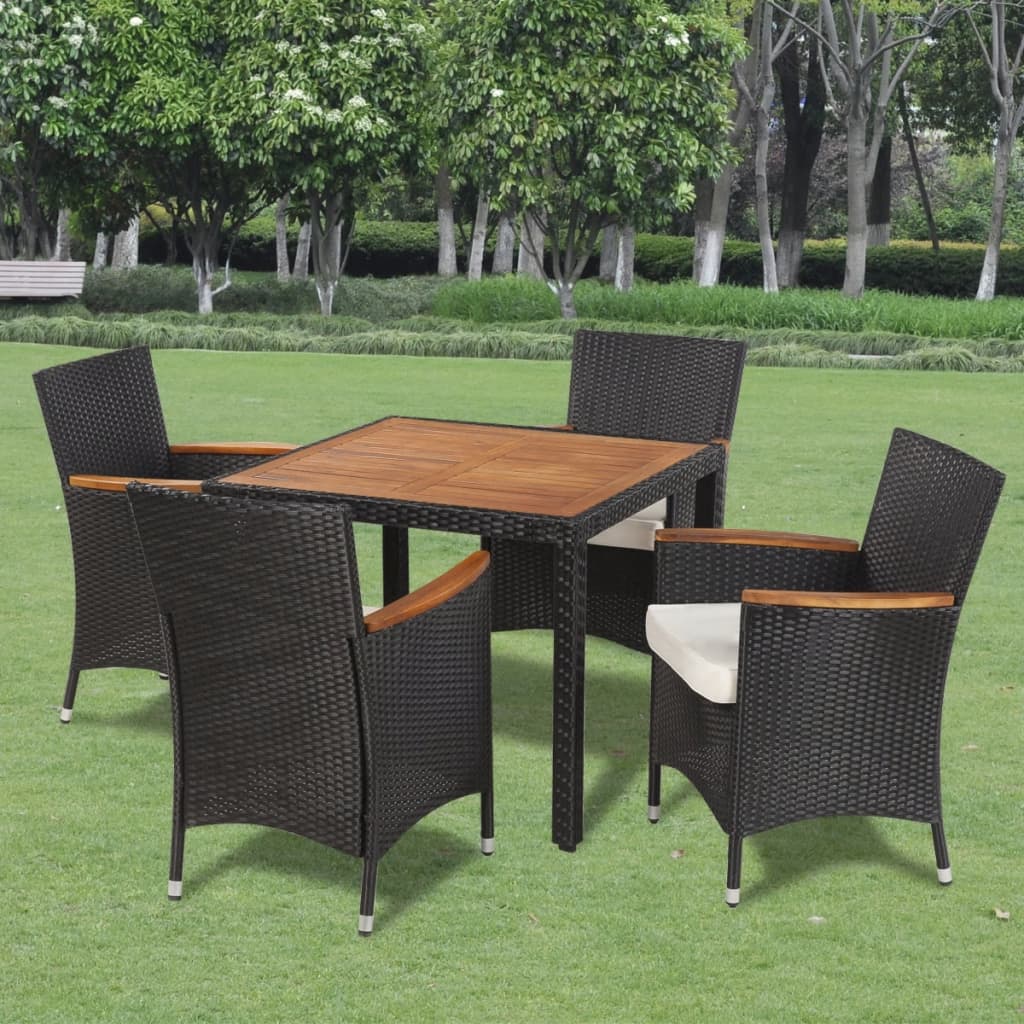 7-piece-patio-dining-set-with-cushions-poly-rattan At Willow and Wine USA!