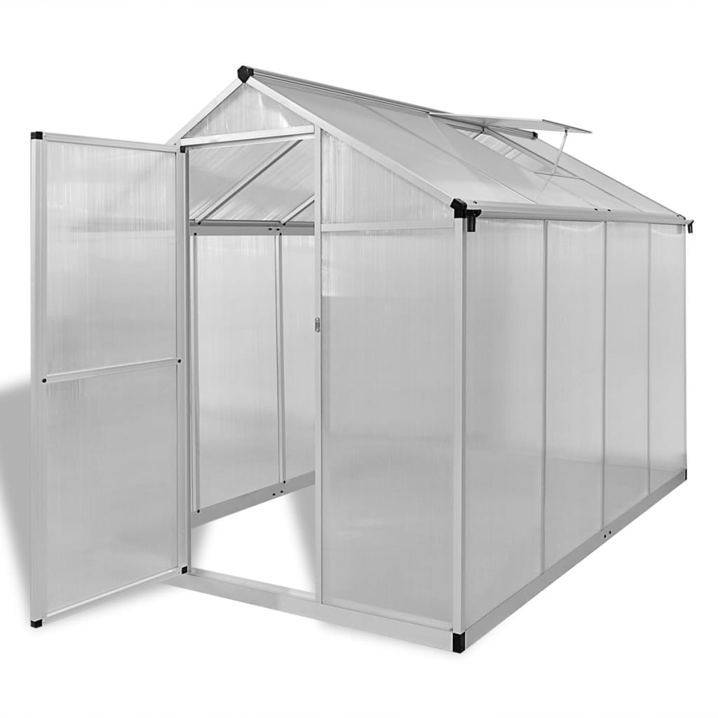 reinforced-aluminum-greenhouse-with-base-frame-49-5ft2 At Willow and Wine USA!