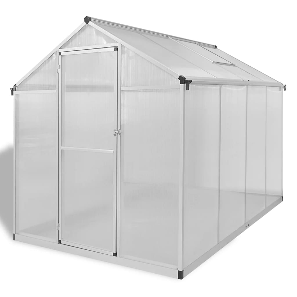 reinforced-aluminum-greenhouse-with-base-frame-49-5ft2 At Willow and Wine USA!