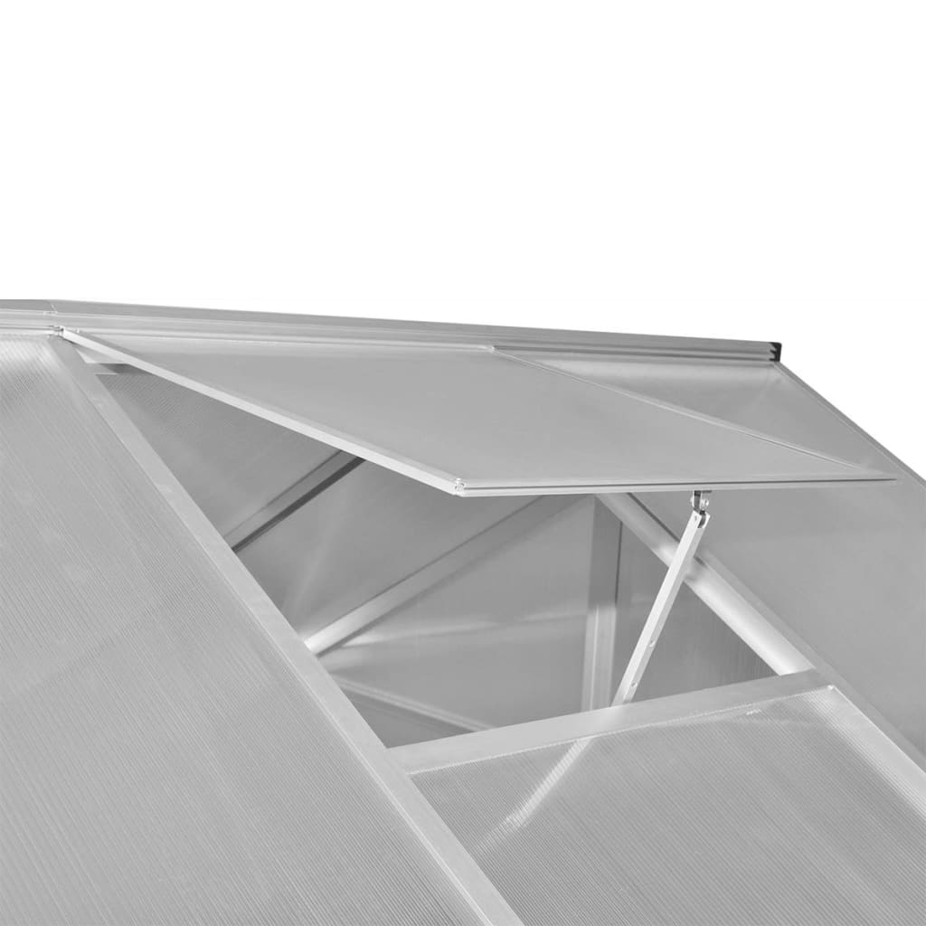 reinforced-aluminum-greenhouse-with-base-frame-49-5ft2 At Willow and Wine USA!