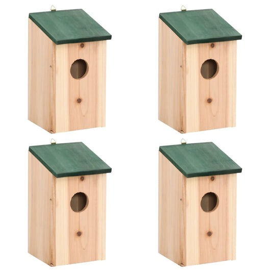 bird-houses-4-pcs-wood-4-7-x4-7-x8-7-813817 At Willow and Wine USA!