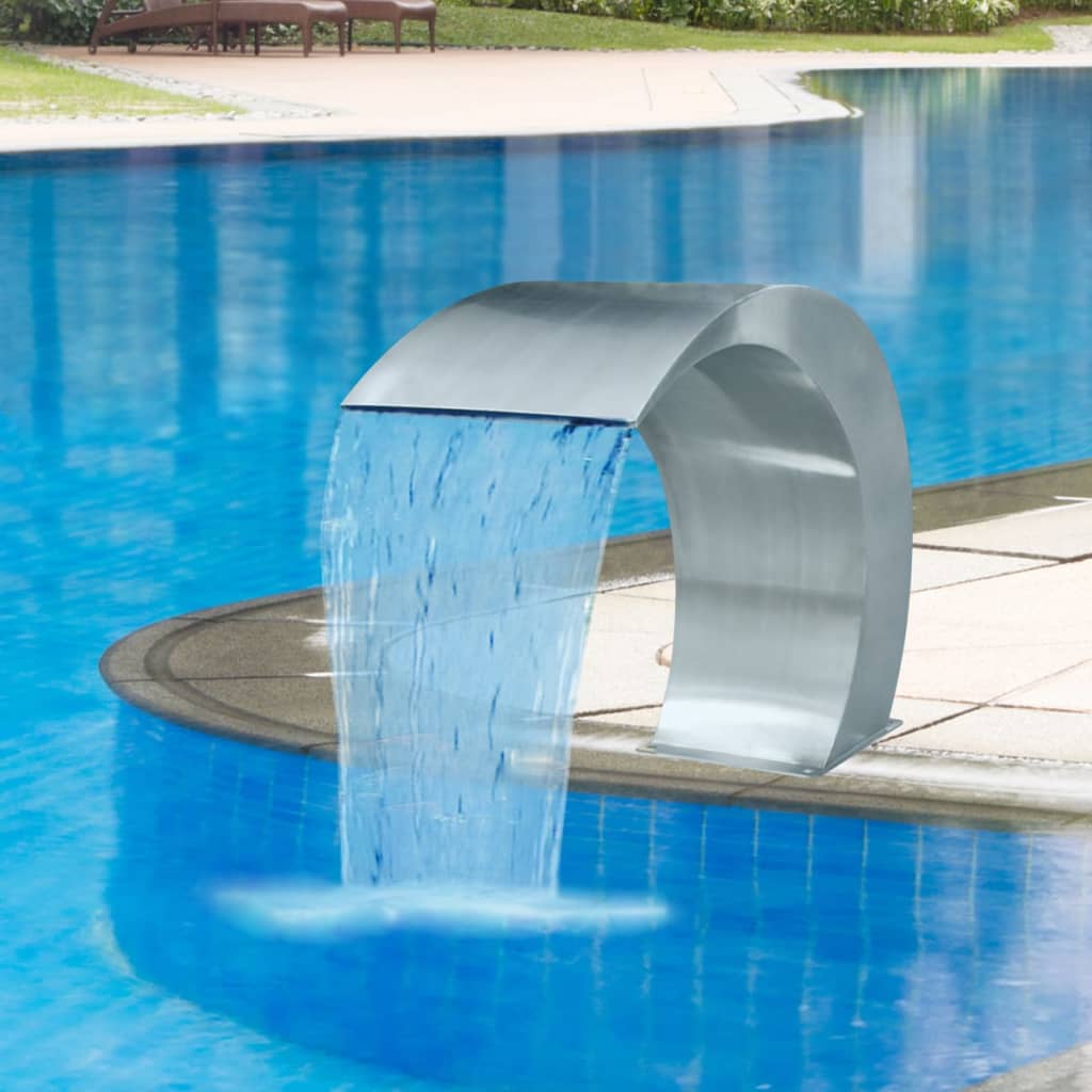 garden-waterfall-pool-fountain-stainless-steel-17-7-x-11-8-x-23-6-813935 At Willow and Wine USA!