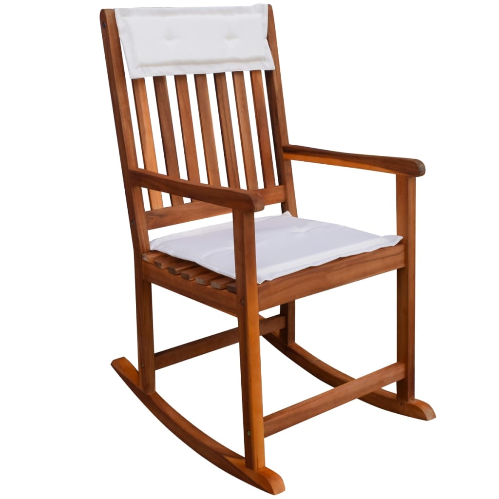 Outdoor Rocking Chair Acacia Wood