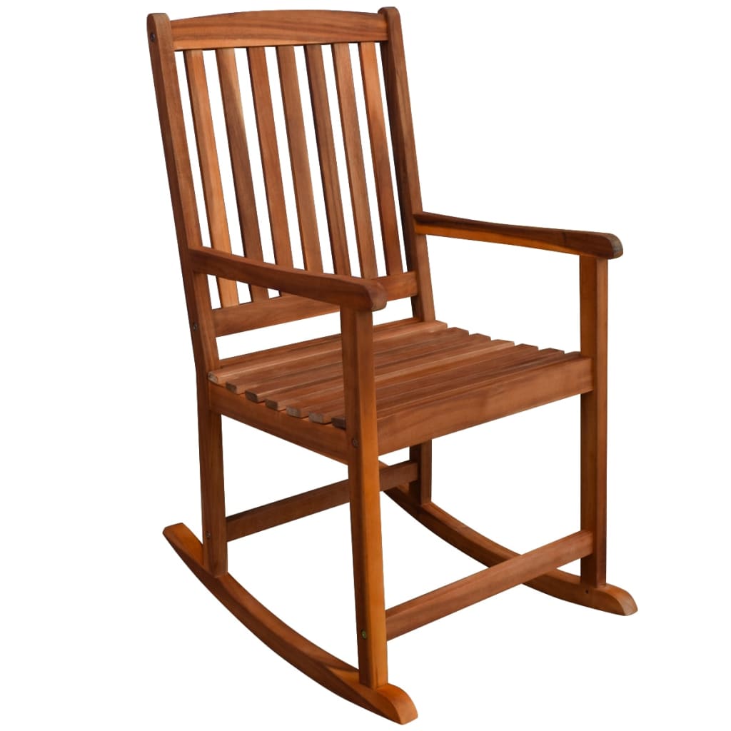 Outdoor Rocking Chair Acacia Wood