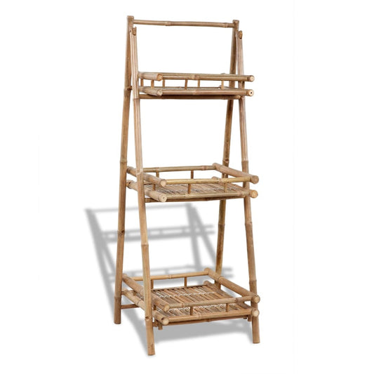 3-tier-folding-bamboo-plant-rack At Willow and Wine USA!