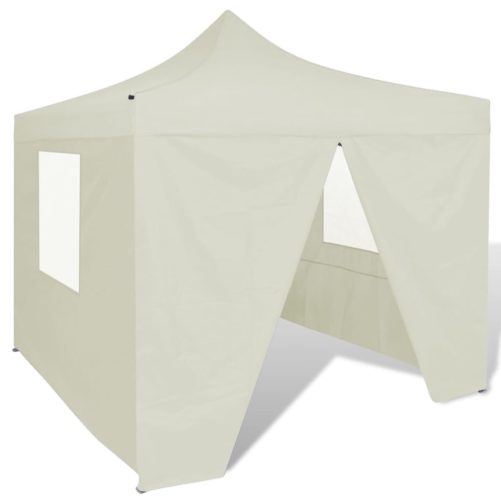 Blue Foldable Tent 9.8'x9.8' with 4 Walls