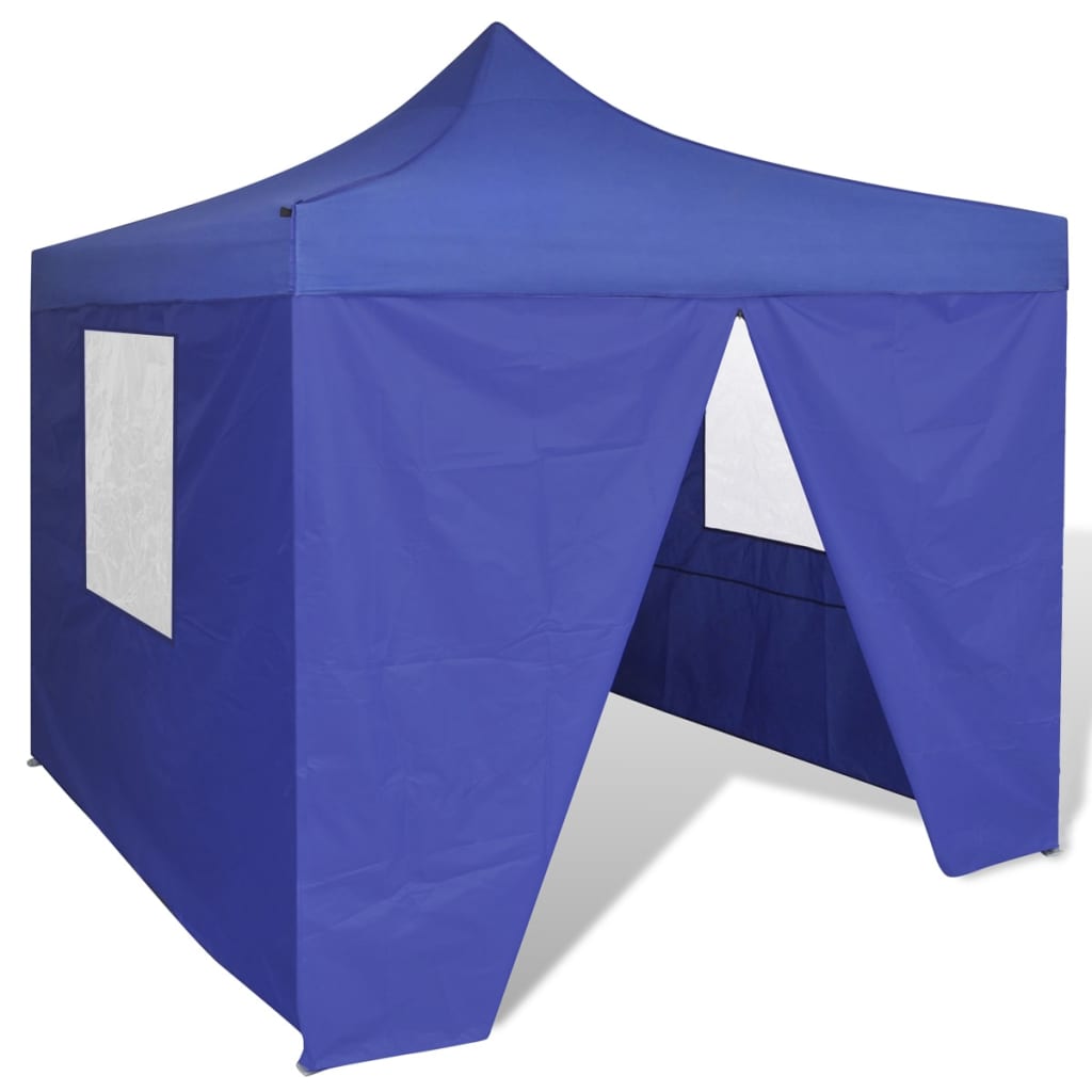 blue-foldable-tent-9-8-x9-8-with-4-walls At Willow and Wine USA!