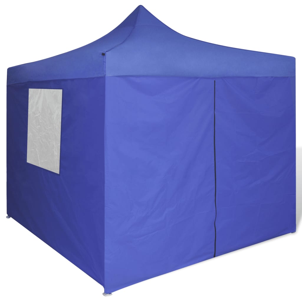 blue-foldable-tent-9-8-x9-8-with-4-walls At Willow and Wine USA!