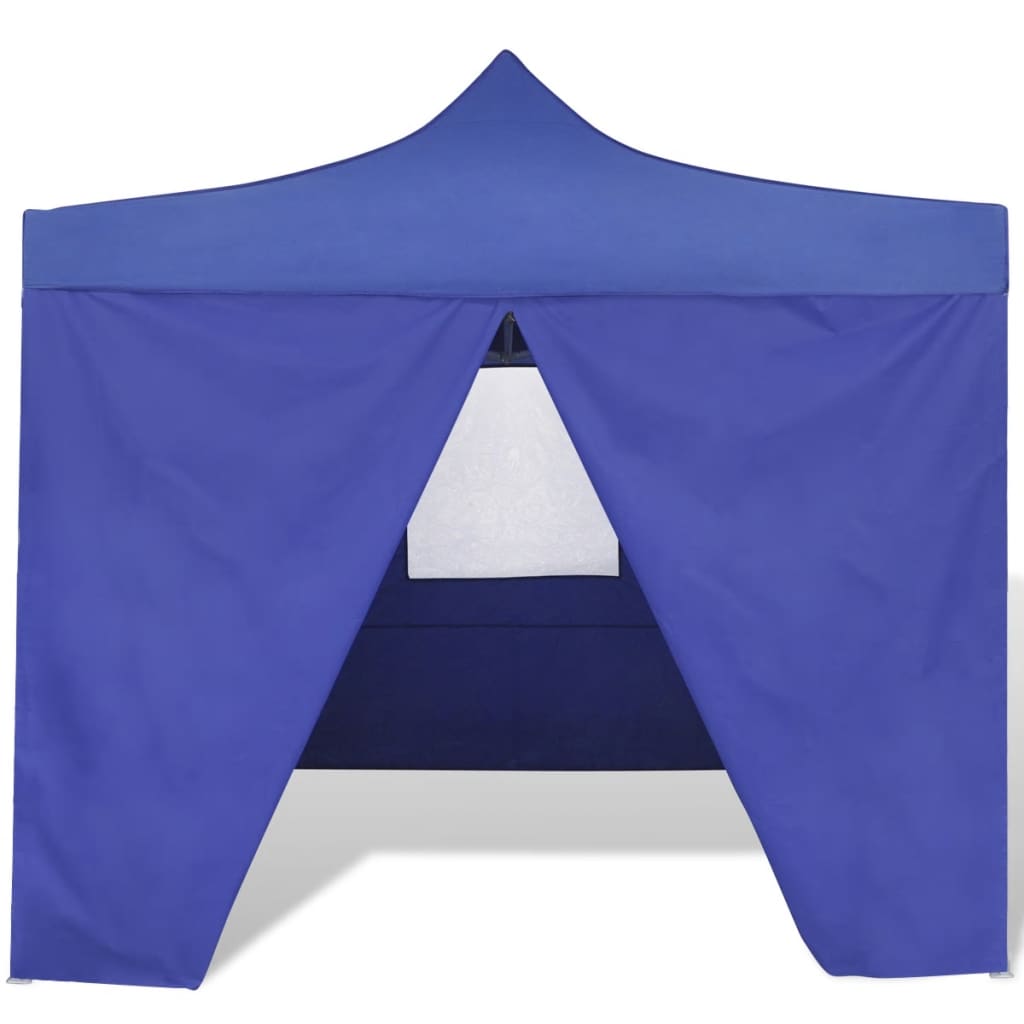 blue-foldable-tent-9-8-x9-8-with-4-walls At Willow and Wine USA!