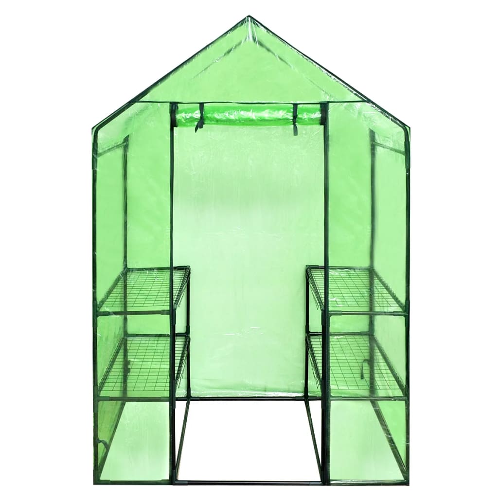 walk-in-greenhouse-with-4-shelves At Willow and Wine USA!