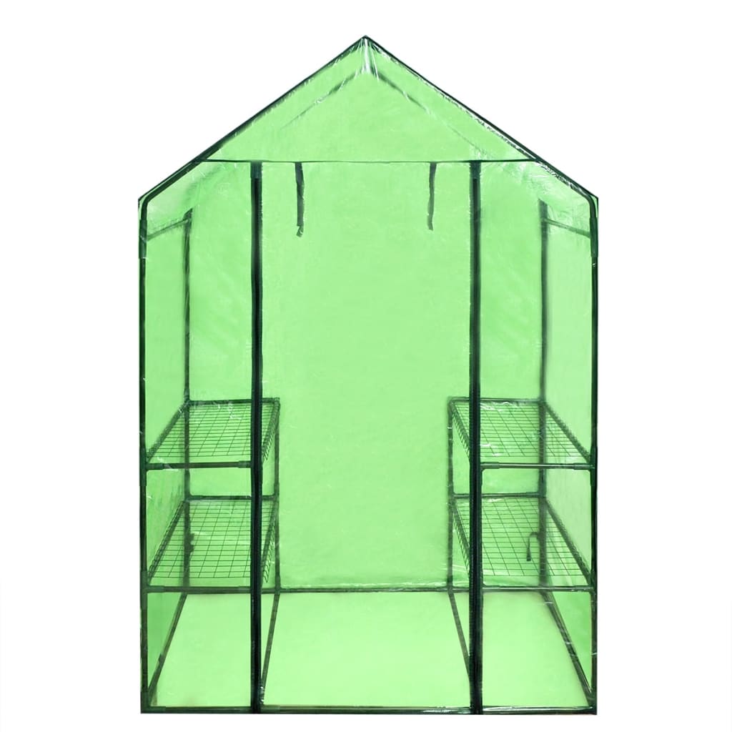 walk-in-greenhouse-with-4-shelves At Willow and Wine USA!