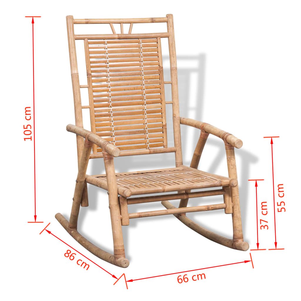 rocking-chair-bamboo At Willow and Wine USA!