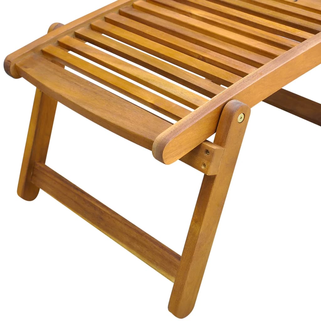 deck-chair-with-footrest-solid-acacia-wood At Willow and Wine USA!