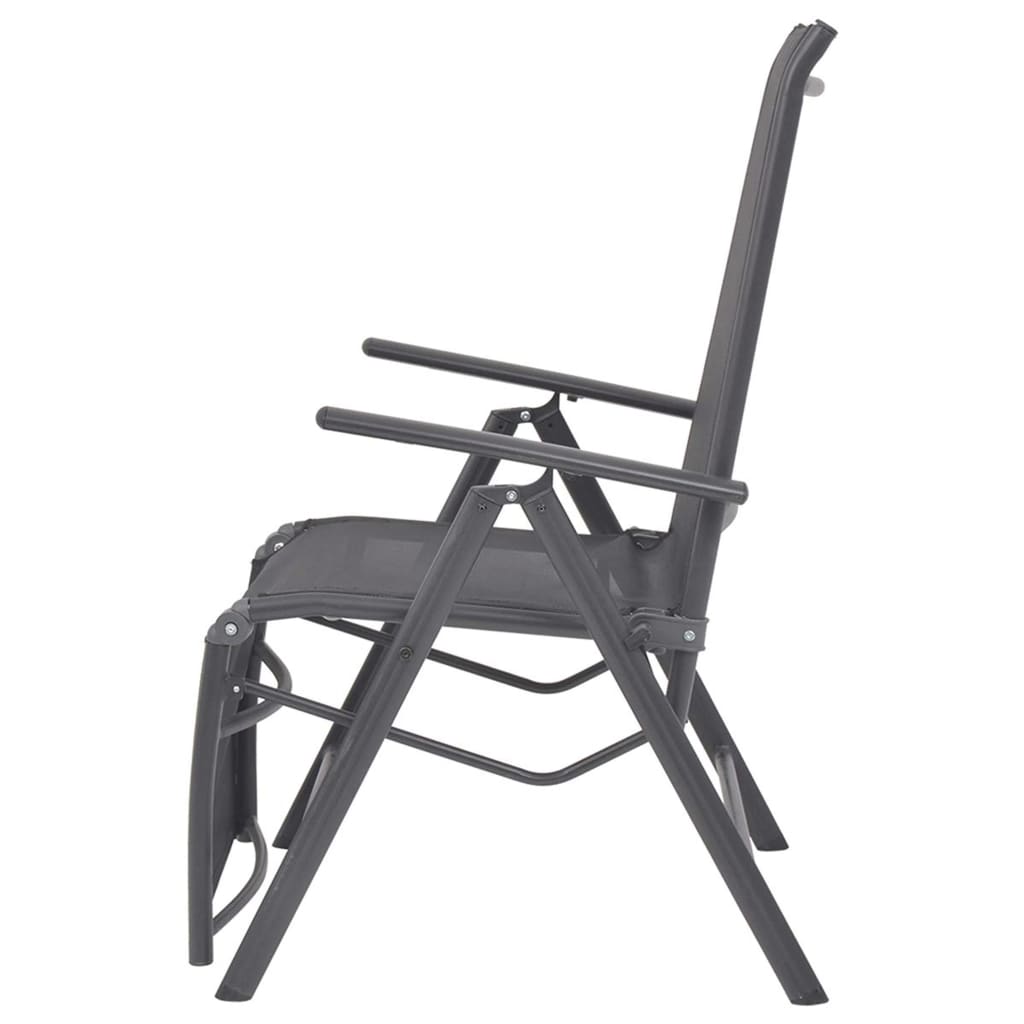 reclining-deck-chair-aluminum-and-textilene-black-1 At Willow and Wine USA!