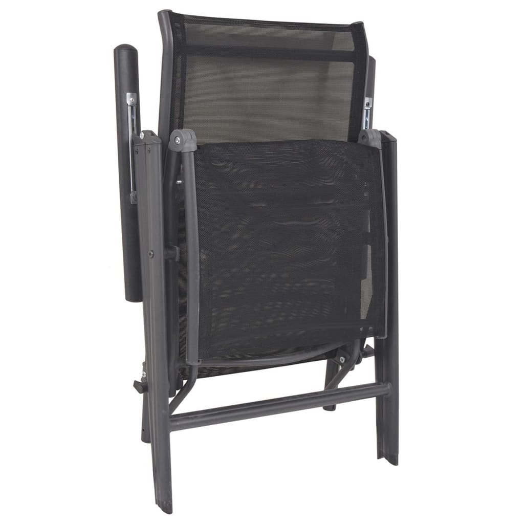 reclining-deck-chair-aluminum-and-textilene-black-1 At Willow and Wine USA!