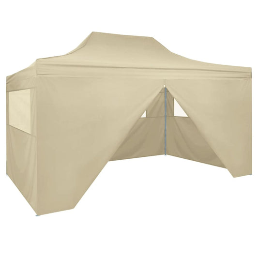 foldable-tent-pop-up-with-4-side-walls-9-8-x14-8-cream-white At Willow and Wine USA!