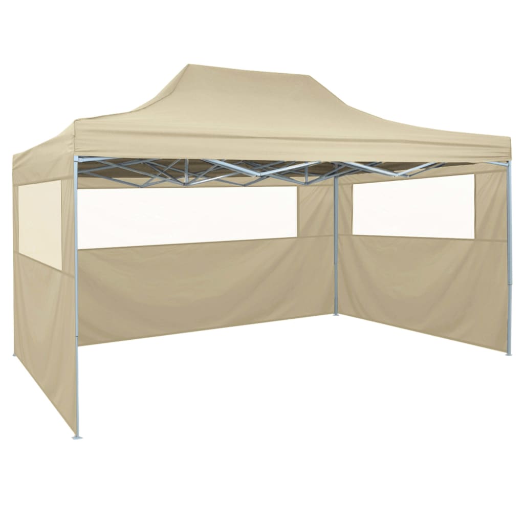 foldable-tent-pop-up-with-4-side-walls-9-8-x14-8-cream-white At Willow and Wine USA!