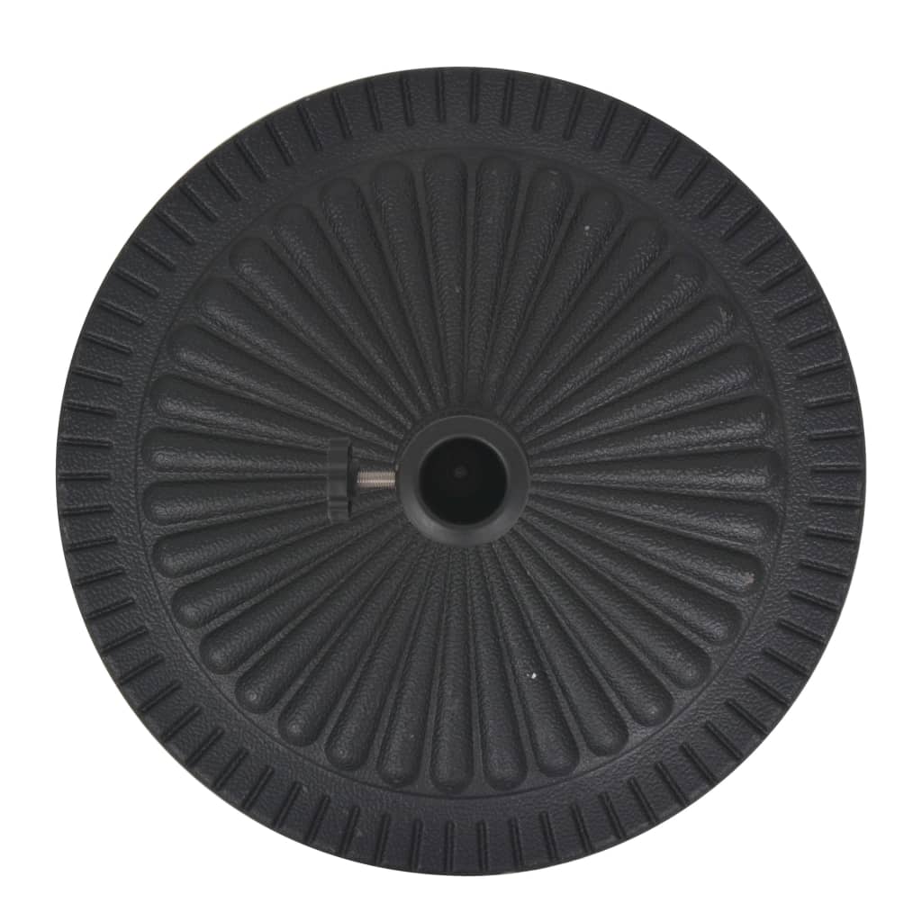 parasol-base-resin-round-black-30-9-lb At Willow and Wine USA!