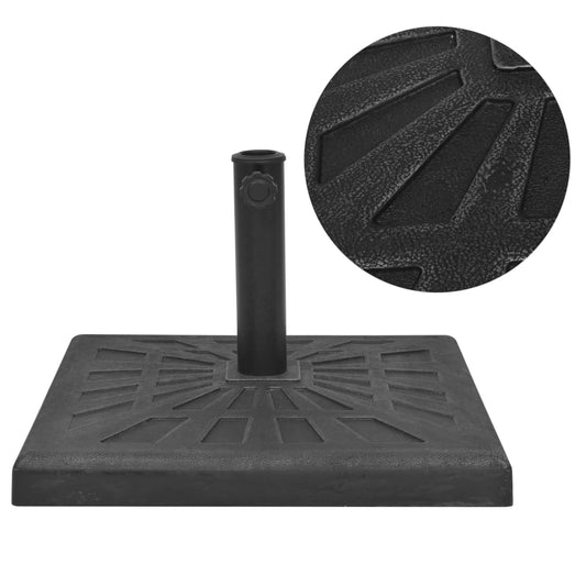 parasol-base-resin-square-black-26-5-lb At Willow and Wine USA!