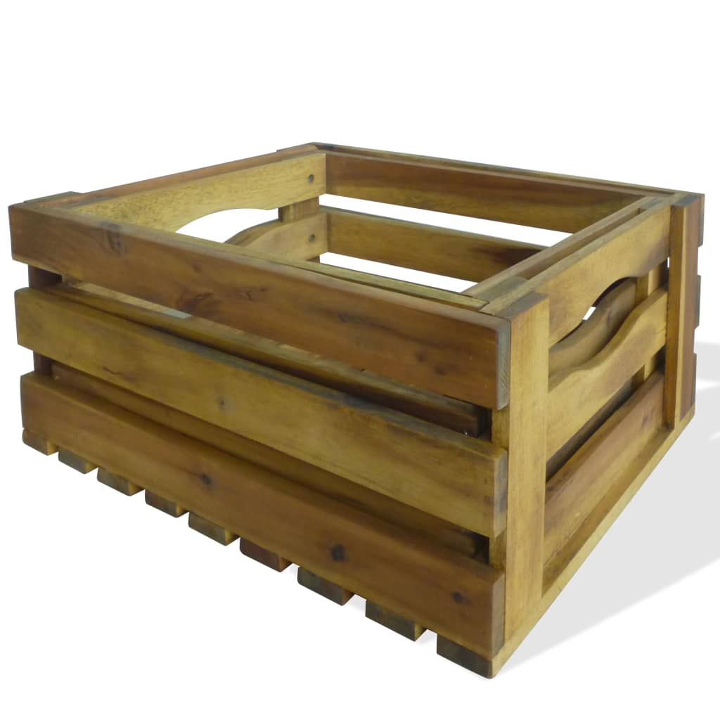 apple-crate-set-2-pieces-solid-acacia-wood At Willow and Wine USA!