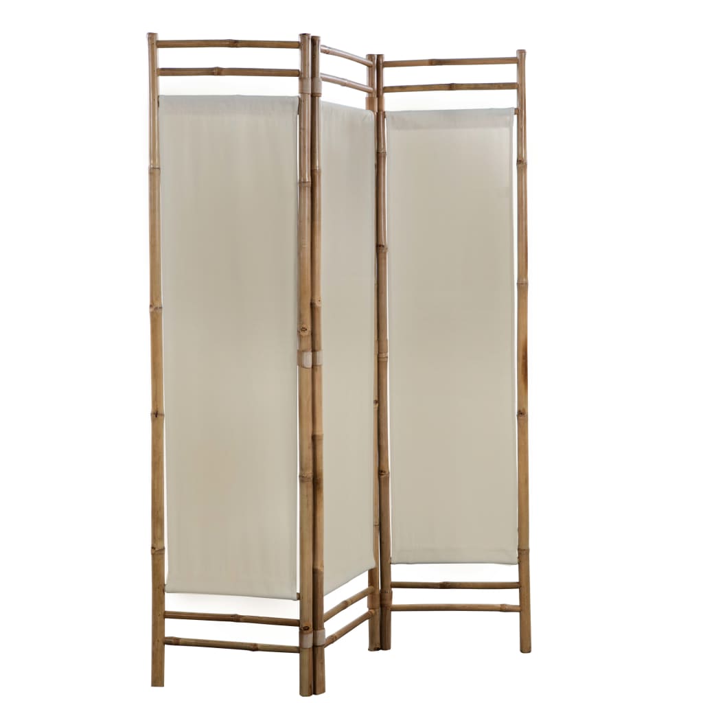 folding-3-panel-room-divider-bamboo-and-canvas-47-2 At Willow and Wine USA!