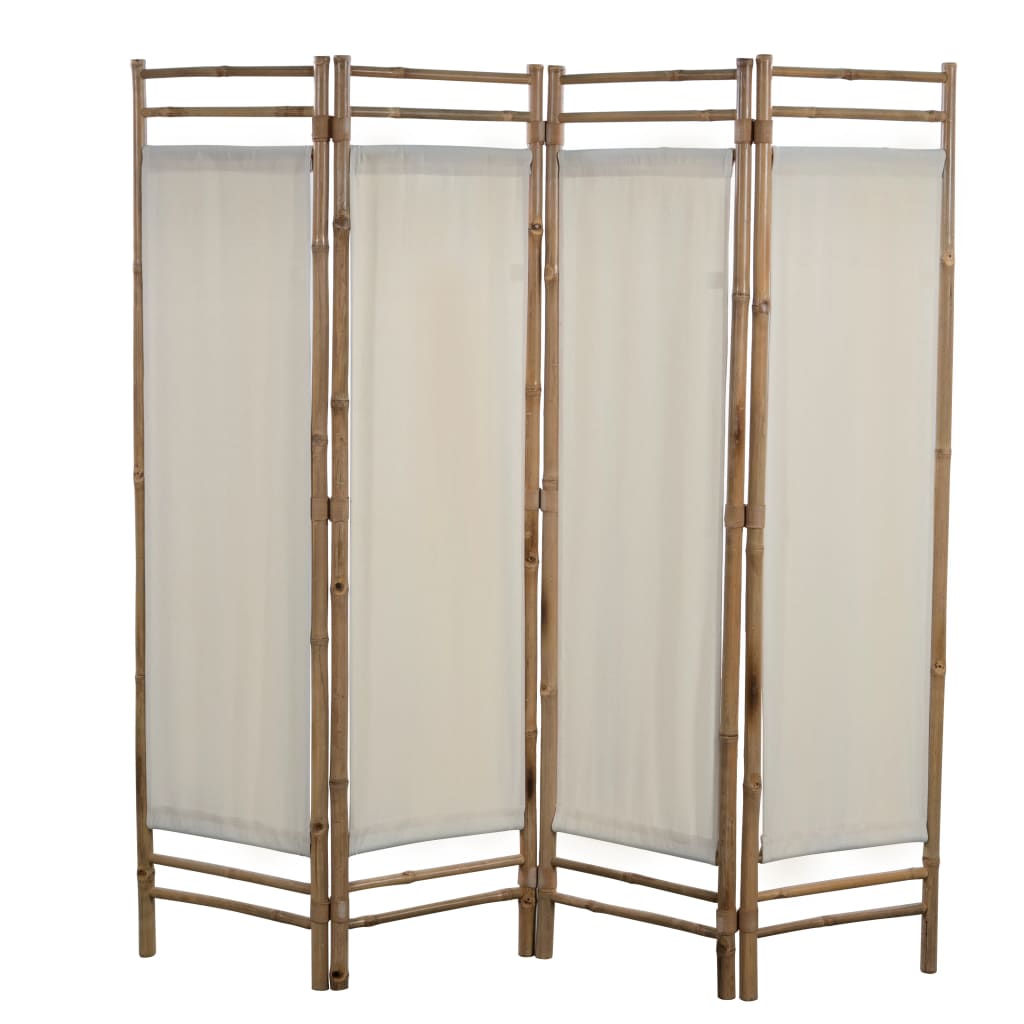 folding-3-panel-room-divider-bamboo-and-canvas-47-2 At Willow and Wine USA!