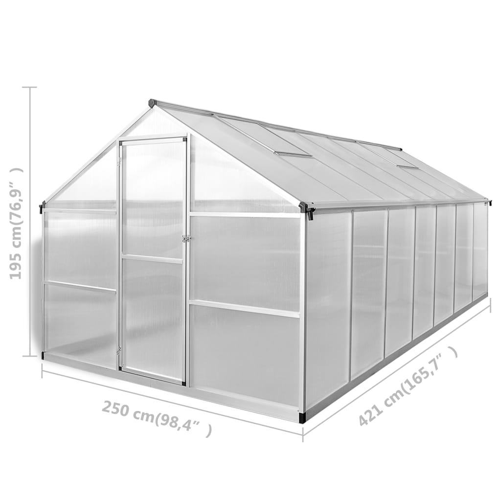 greenhouse-reinforced-aluminum-113-3-ft2 At Willow and Wine USA!