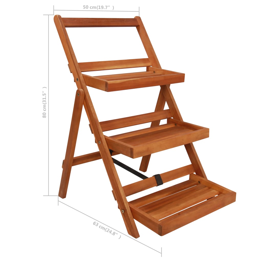 3-tier-plant-stand-19-7-x24-8-x31-5-solid-acacia-wood At Willow and Wine USA!