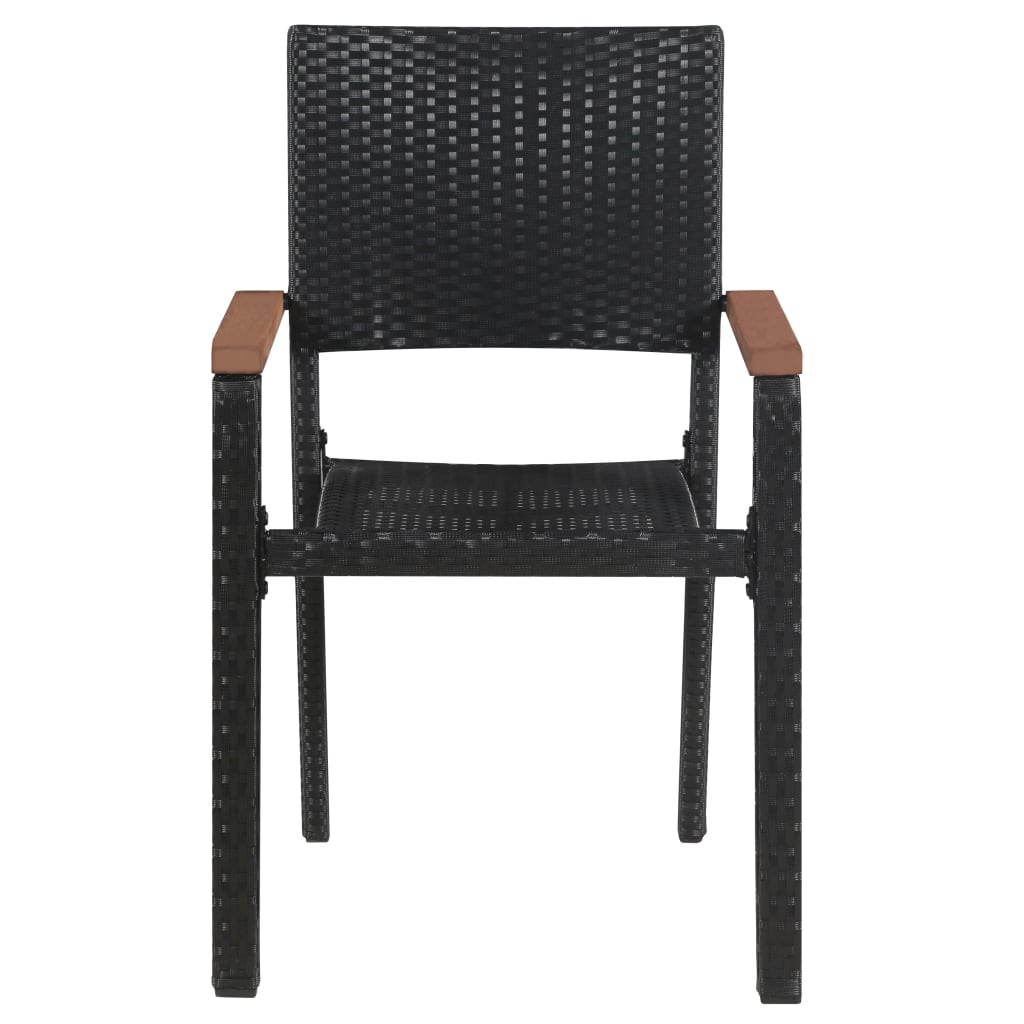 patio-chairs-2-pcs-poly-rattan-black-2 At Willow and Wine USA!