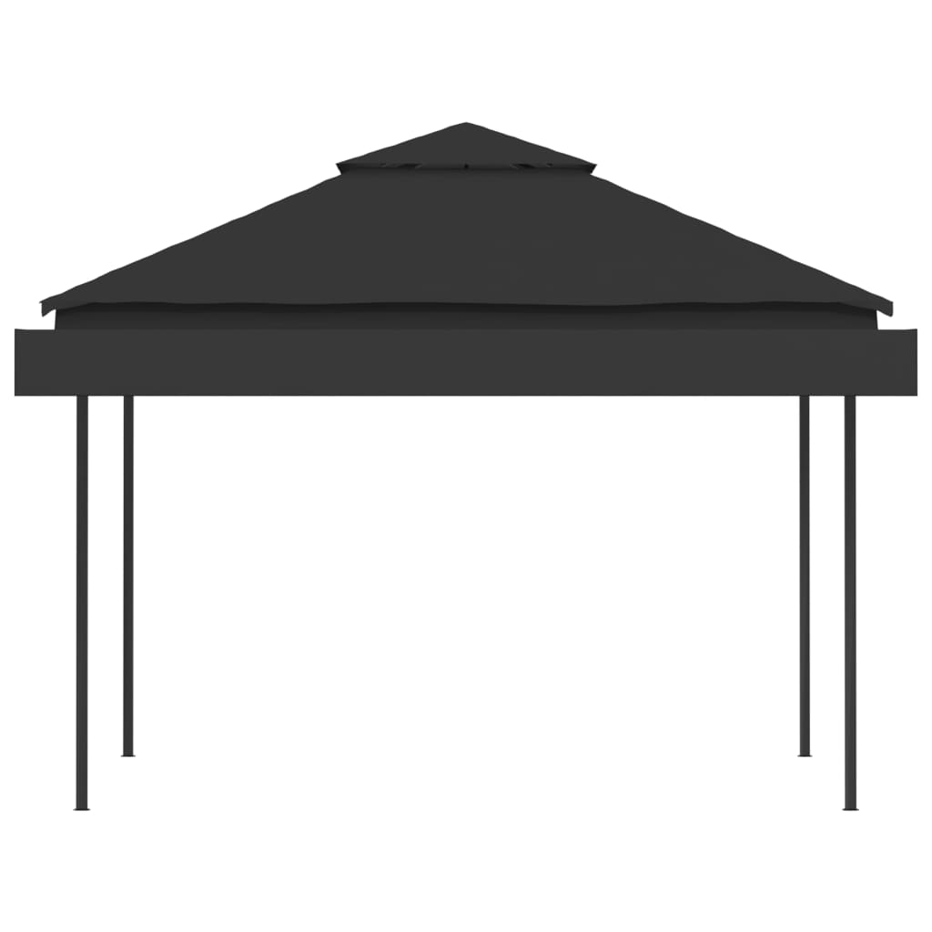 gazebo-with-double-extending-roofs-9-8-x9-8-x9-anthracite-0-6-oz-ft2 At Willow and Wine USA!