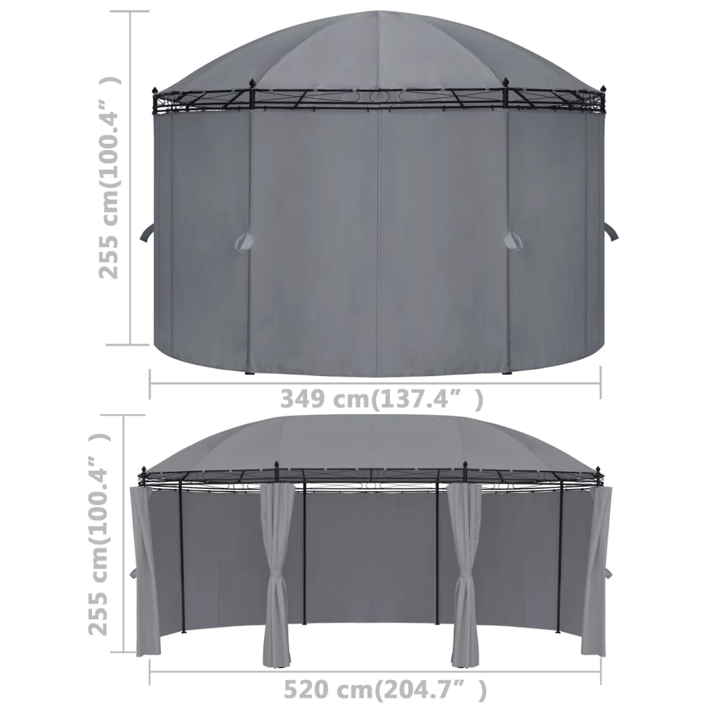 gazebo-with-curtains-204-7-x137-4-x100-4-anthracite At Willow and Wine USA!