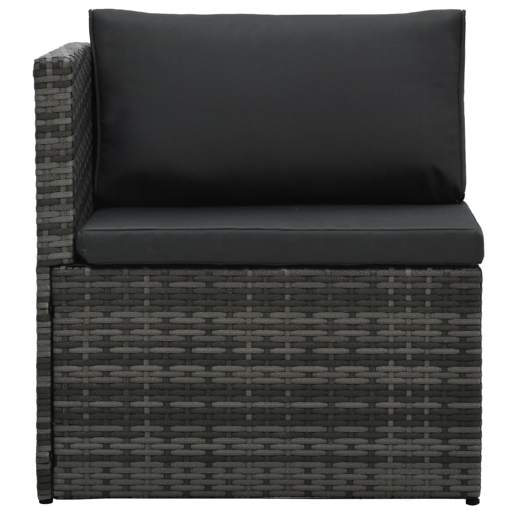5-piece-patio-lounge-set-with-cushions-poly-rattan-gray-1 At Willow and Wine USA!