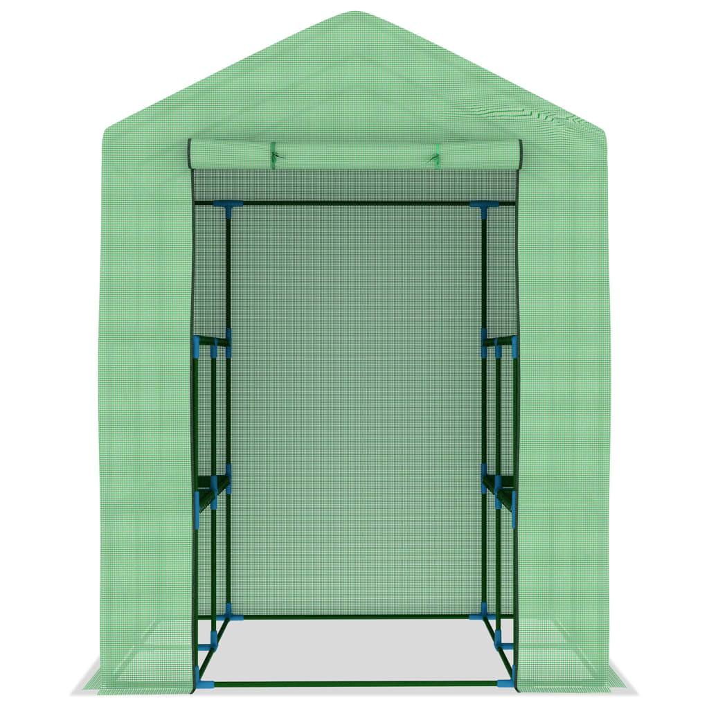 greenhouse-with-shelves-steel-56-3-x56-3-x76-8 At Willow and Wine USA!