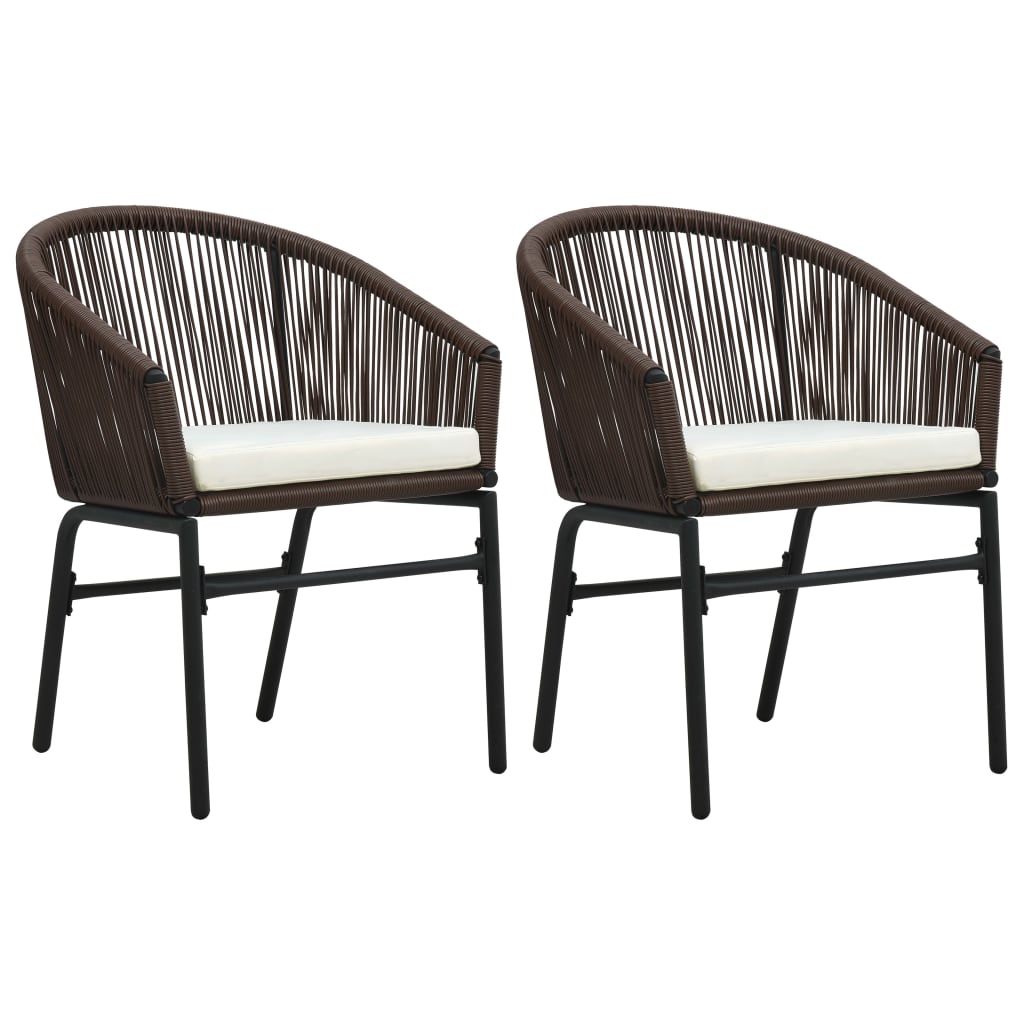 patio-chairs-2-pcs-anthracite-pe-rattan At Willow and Wine USA!