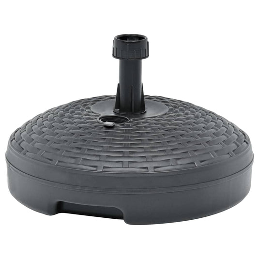 umbrella-base-sand-water-filled-5-3-gal-anthracite-plastic-rattan At Willow and Wine USA!