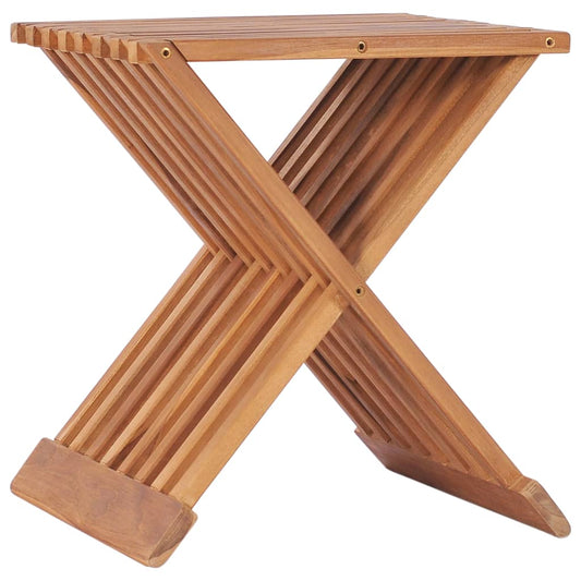 folding-stool-15-7-x12-6-x17-7-solid-teak-wood At Willow and Wine USA!