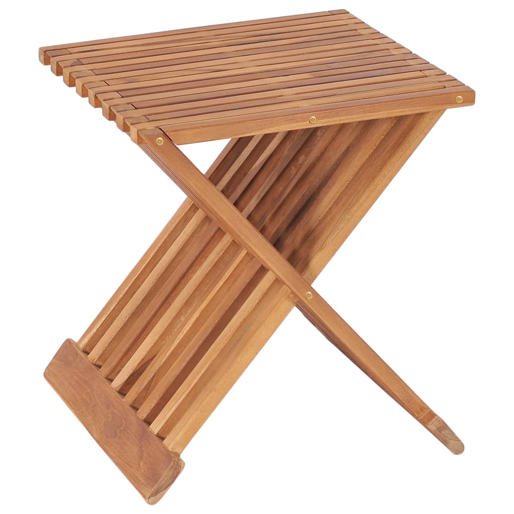 folding-stool-15-7-x12-6-x17-7-solid-teak-wood At Willow and Wine USA!