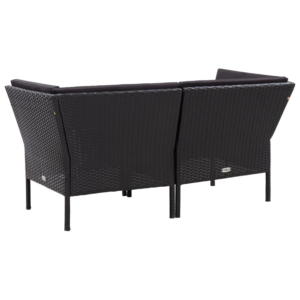 6-piece-patio-lounge-set-with-cushions-poly-rattan-black-2 At Willow and Wine USA!